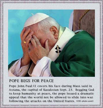 Pope John Paul II Prays for Peace